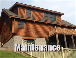 Alvordton, Ohio Log Home Maintenance